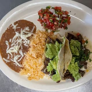 Homemade Taco Plate